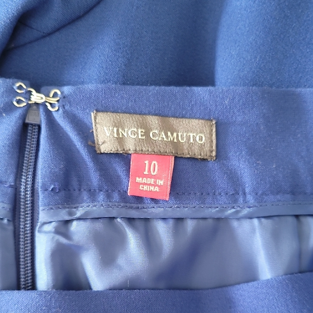 Vince Camuto Royal Blue Pencil Skirt - Picture 2 of 6